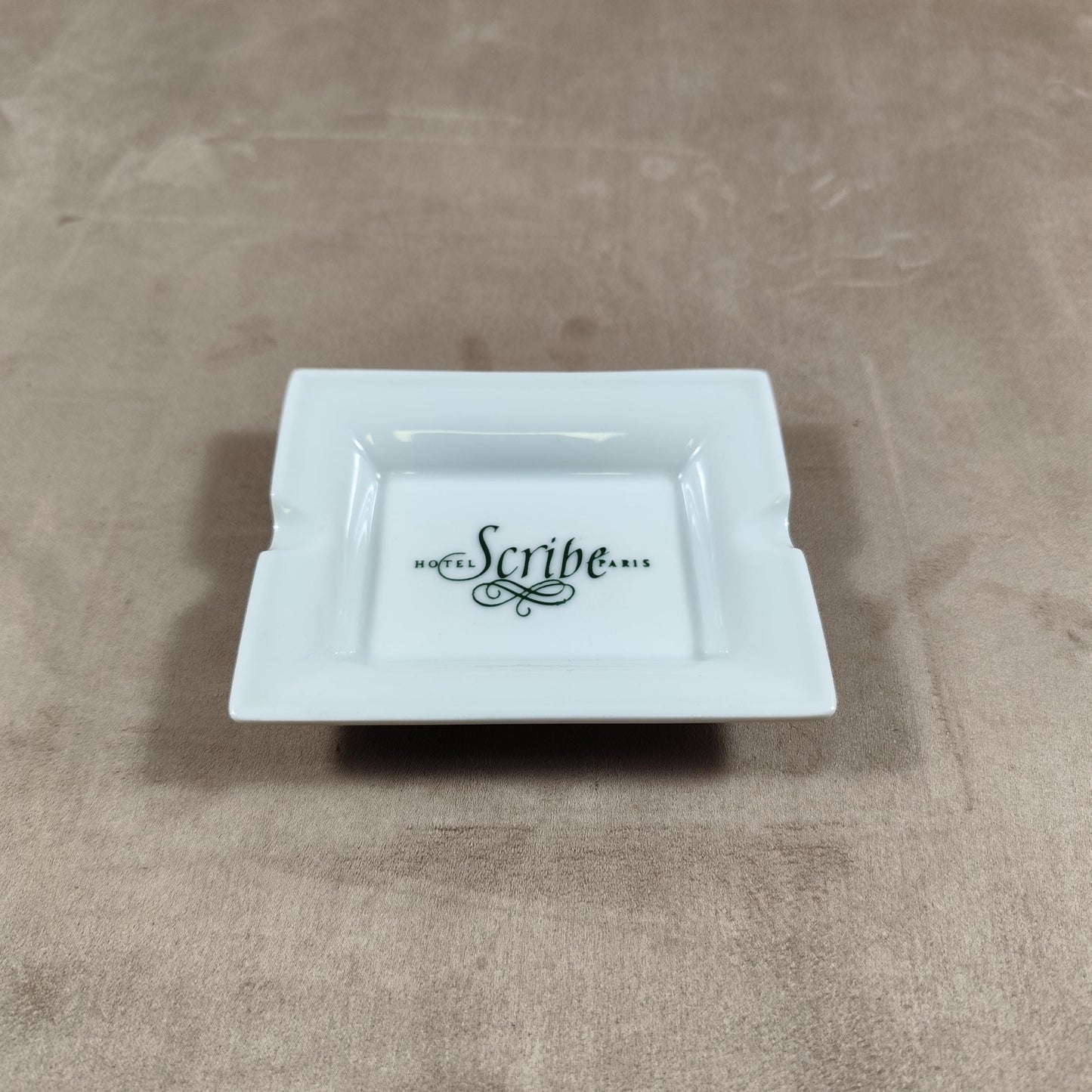 Cendrier Publicitaire Hotel Scribe Paris par Limoges Made in France Vintage 1970
