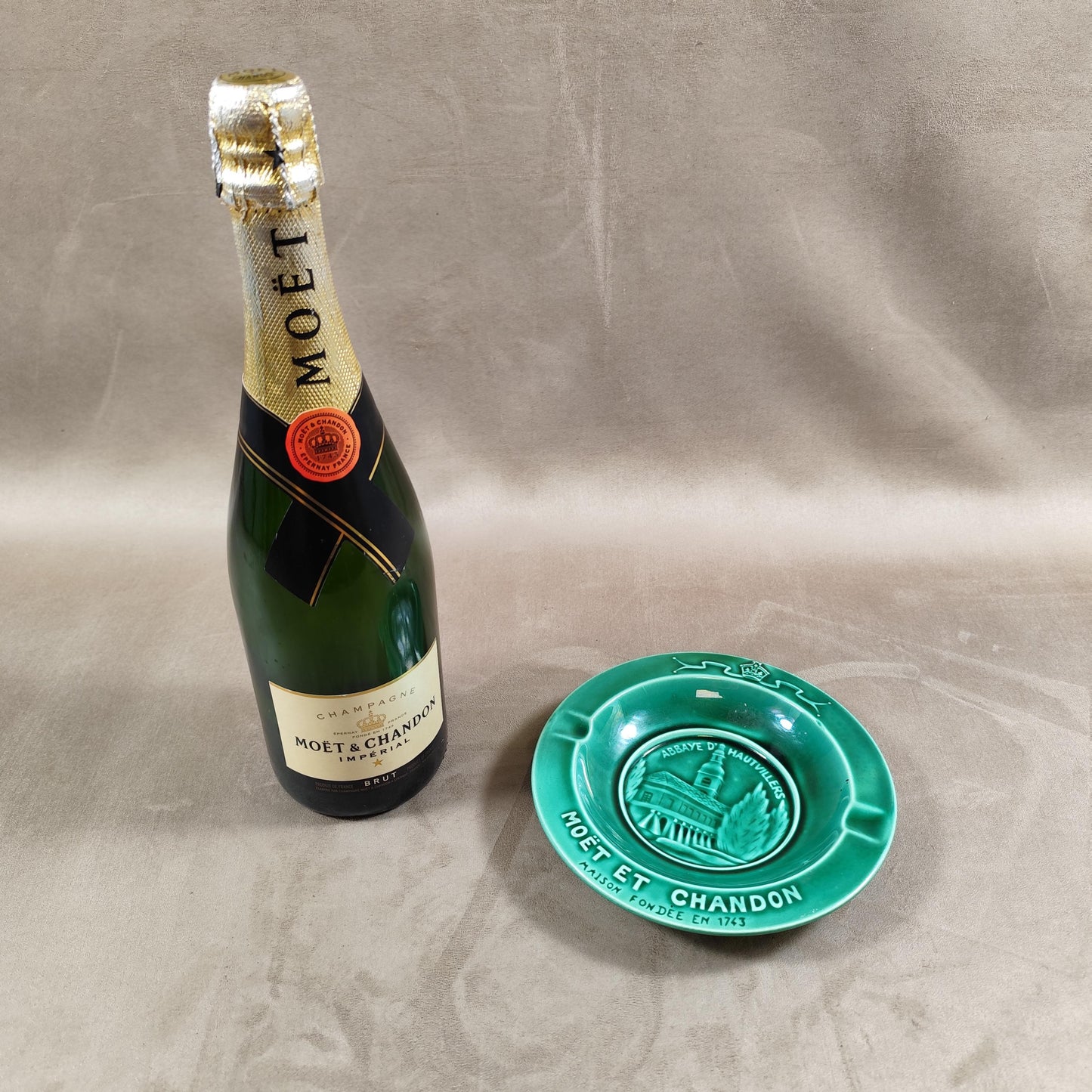 Cendrier Publicitaire Champagne Moët & Chandon Made in France Vintage 1960