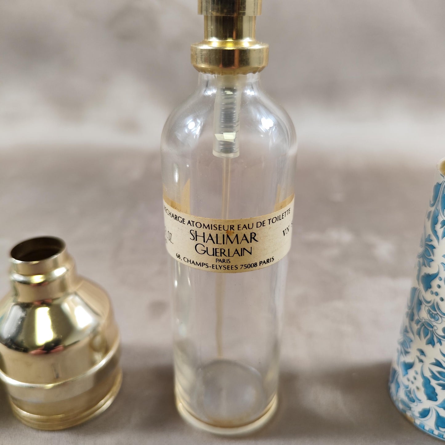 Etui pour flacons de parfums de voyage vide réutilisable Guerlain Paris Made in France Vintage 1970