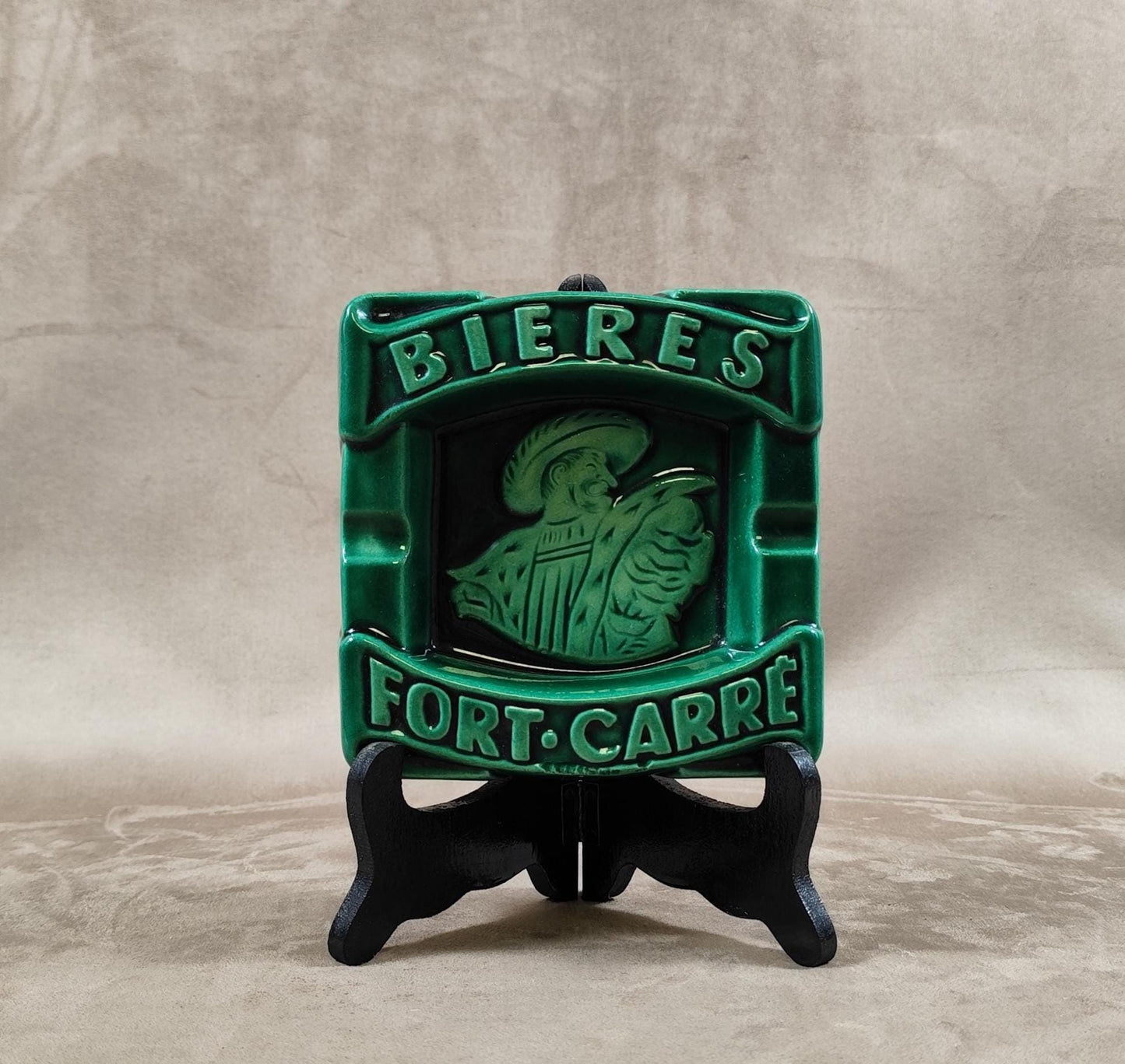 Cendrier Publicitaire Bières Fort Carré Made in France Vintage 1970