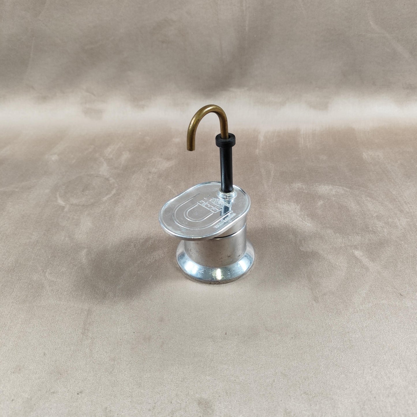 Cafetière pour expresso Tazza Mini Express design par L.Bialetti en acier Vintage 1970