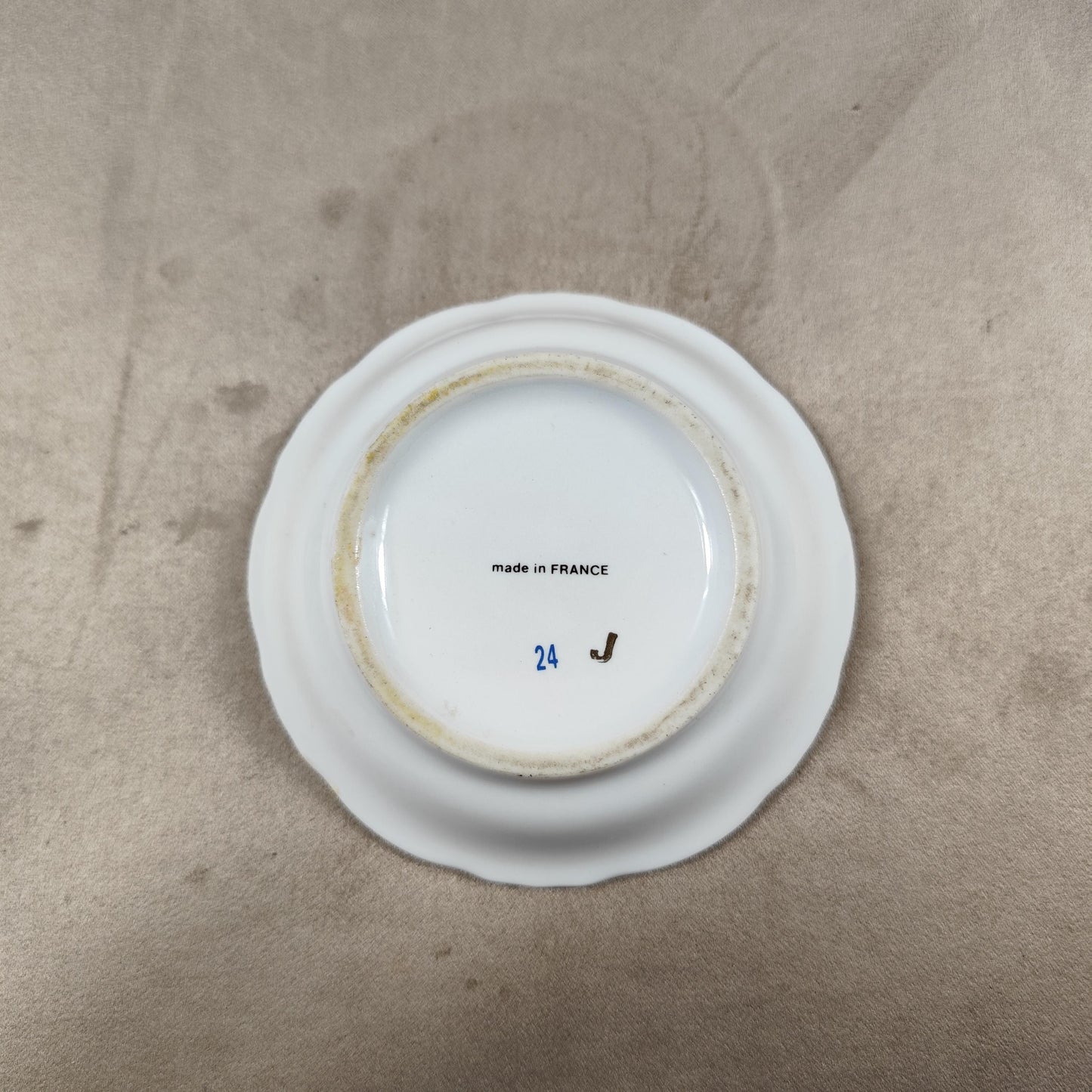 Cendrier Publicitaire Champagne Veuve Laurent Perrier Rallye Antibes en Porcelaine Made in France Vintage 1980