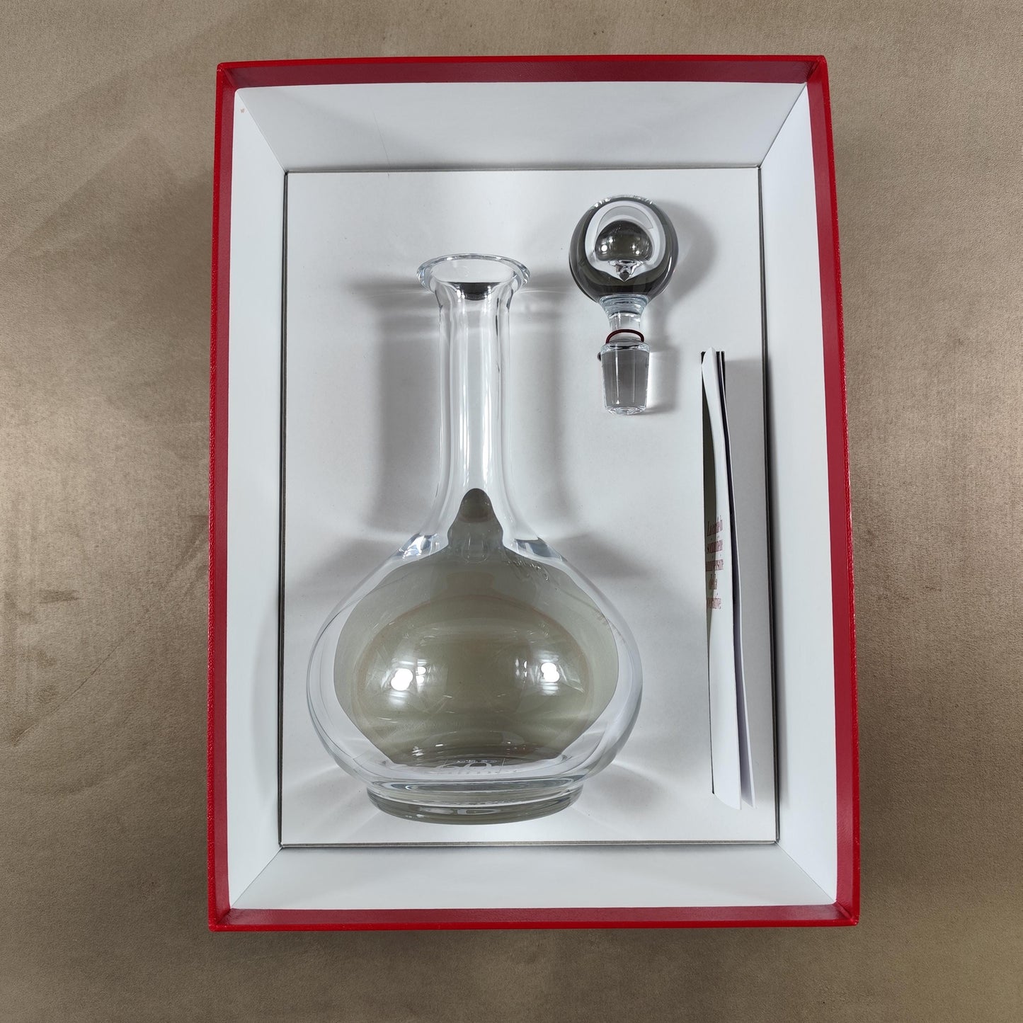 Carafe Champagne Palmer & Co 60ème anniversaire soufflée à la bouche Made in France Vintage 2000