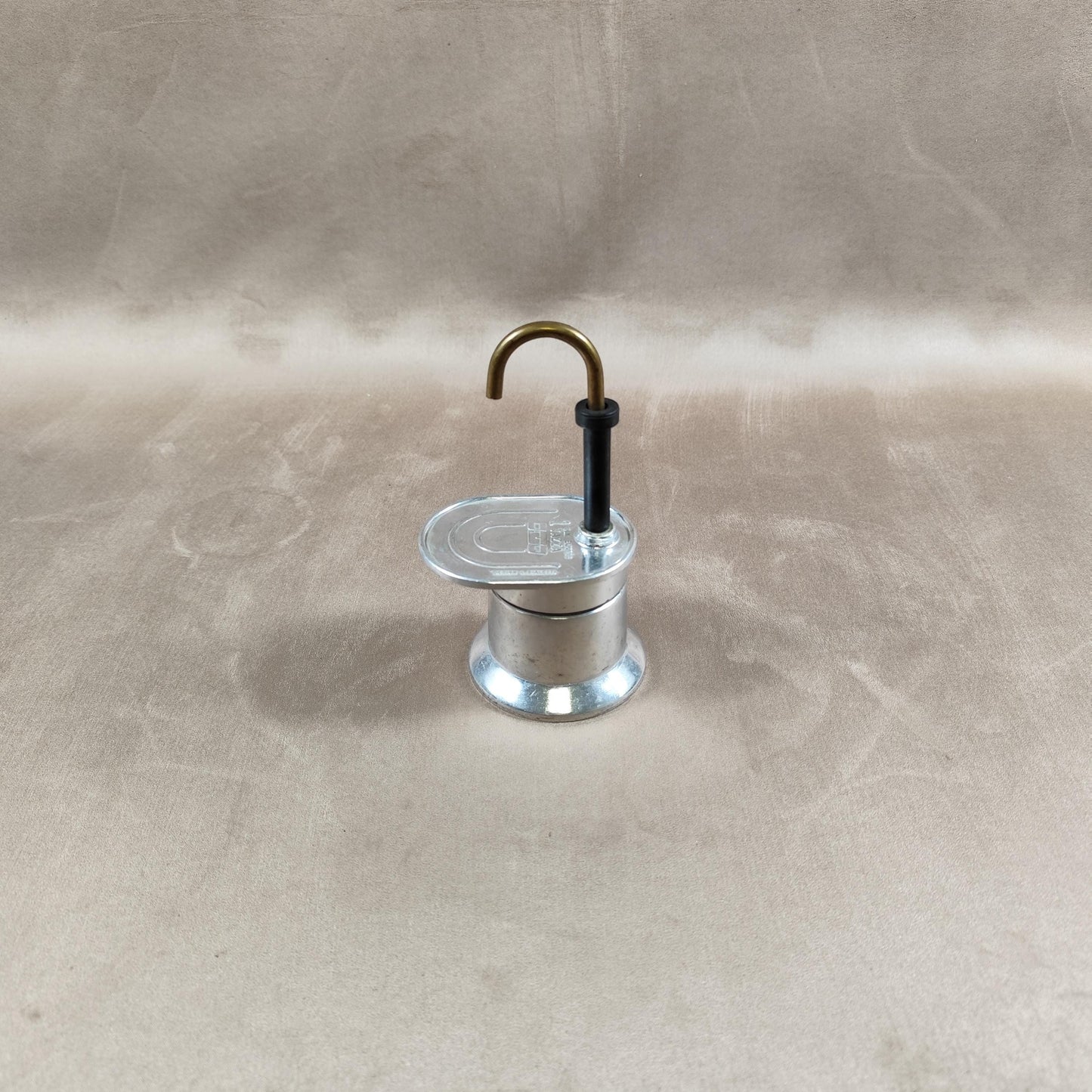 Cafetière pour expresso Tazza Mini Express design par L.Bialetti en acier Vintage 1970