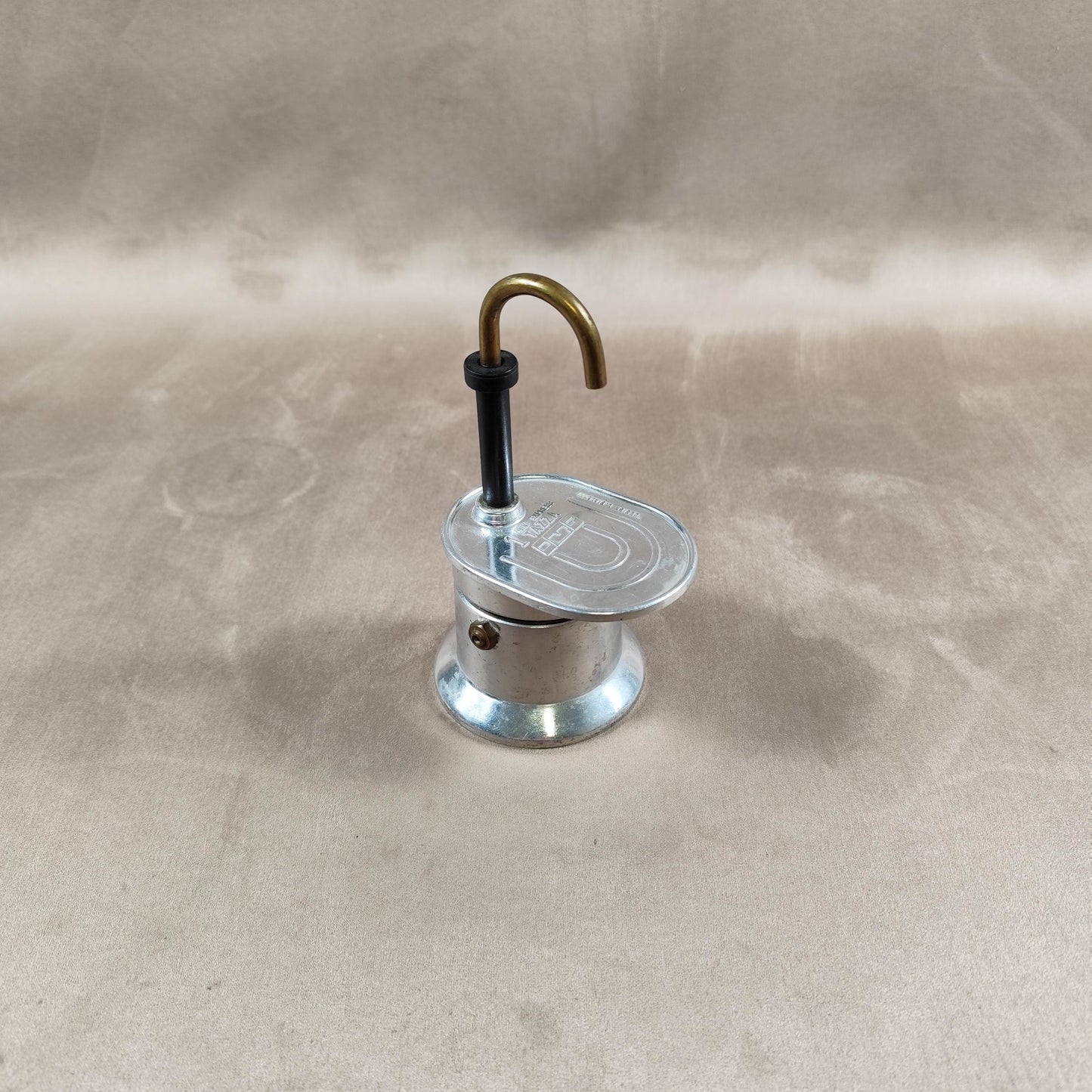 Cafetière pour expresso Tazza Mini Express design par L.Bialetti en acier Vintage 1970
