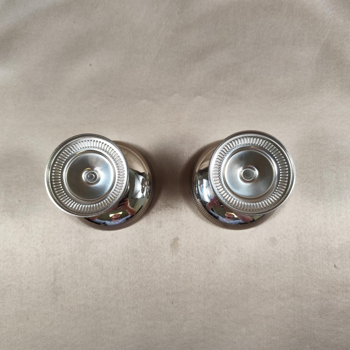Ensemble de 2 coupes à glace en Inox 18/10 Made in France Vintage 1980