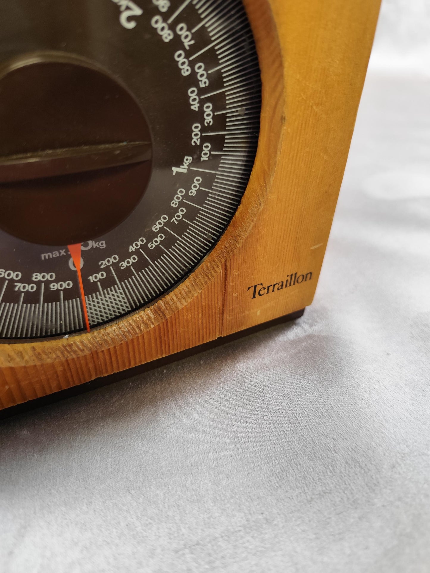 Balance Terraillon effet bois Made in France Vintage 1970