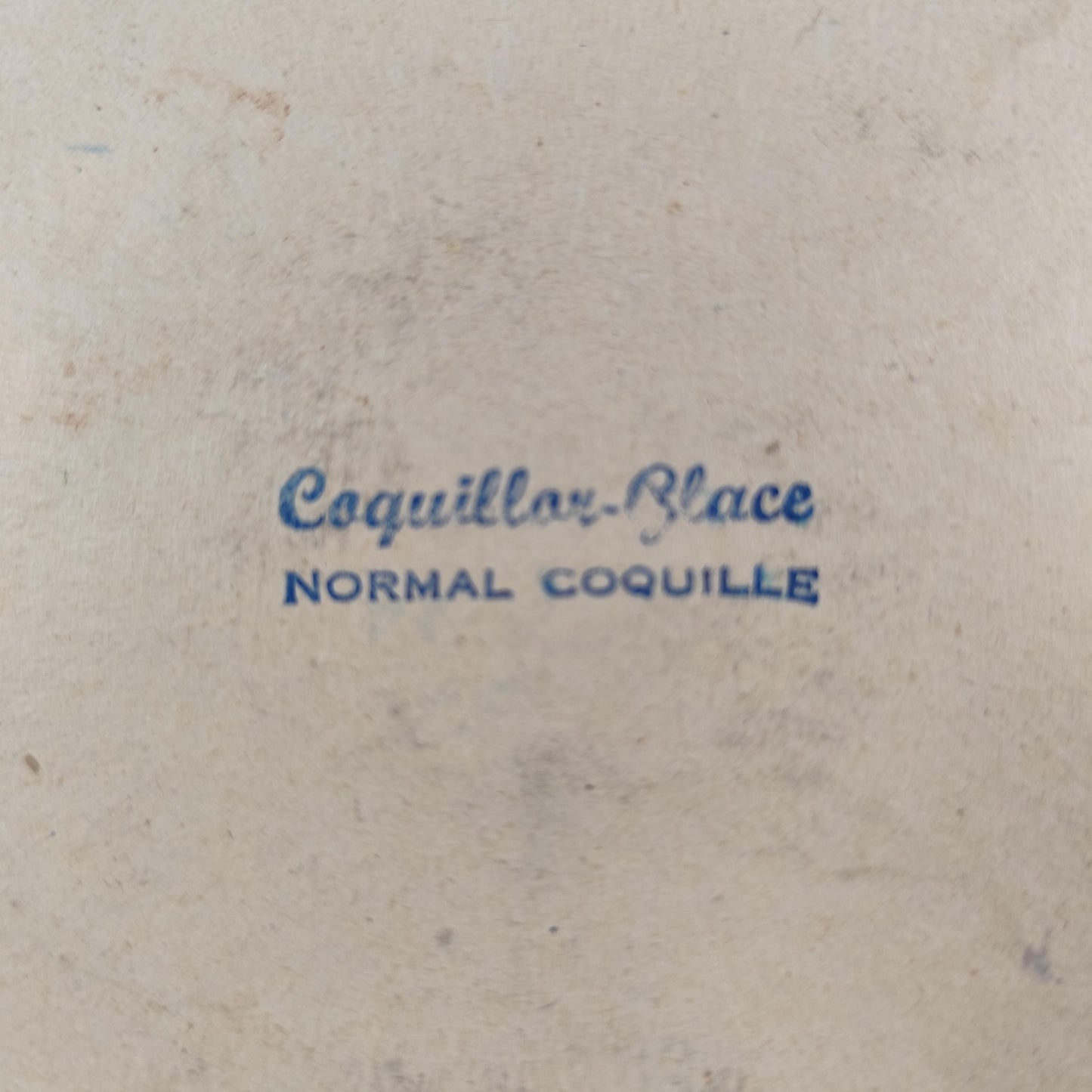 VERY RARE Moule à beurre glacé Coquillor en métal argenté Made in France Vintage 1950