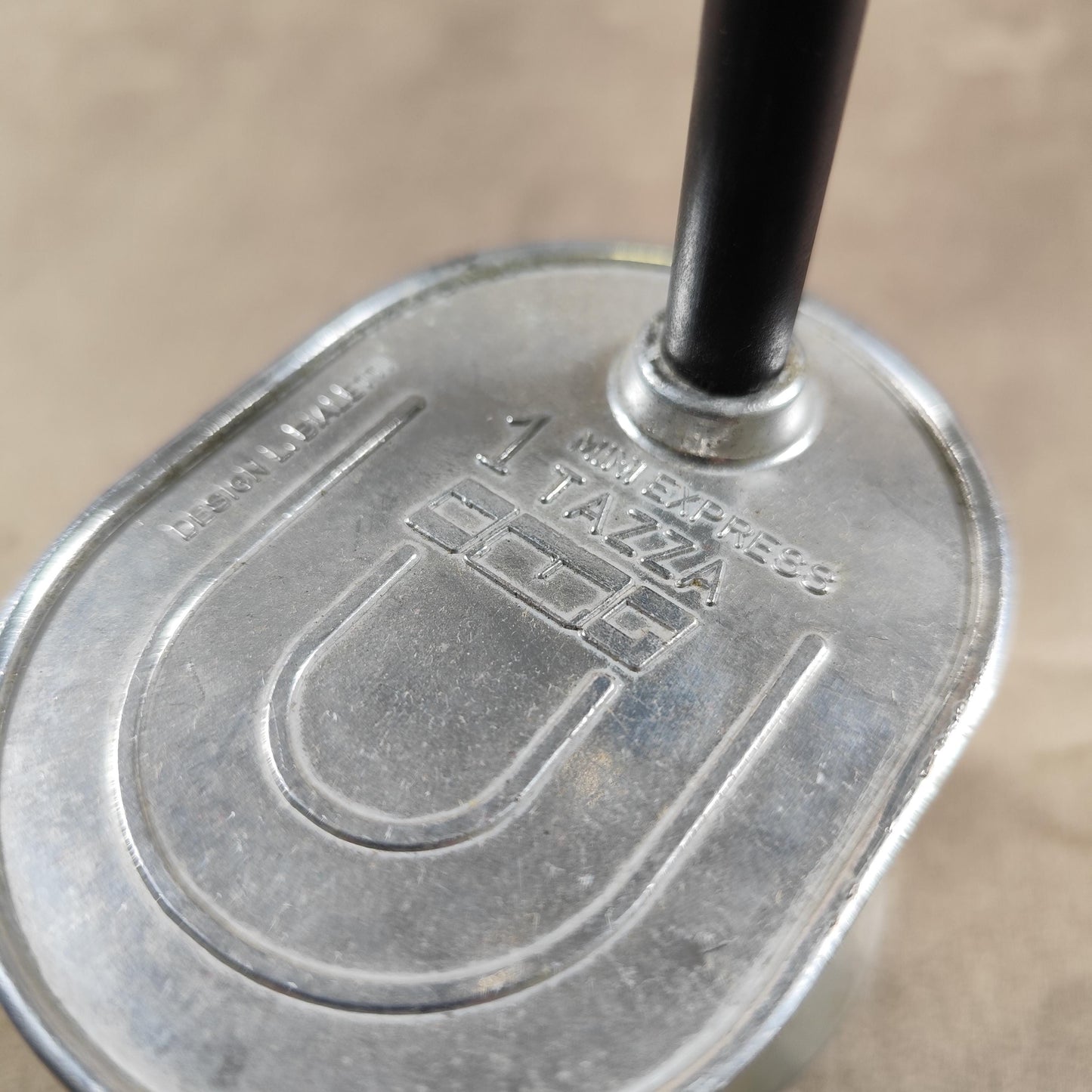 Cafetière Tazza Mini Express pour expresso en acier design par L.Bialetti Made in Italy Vintage 1970