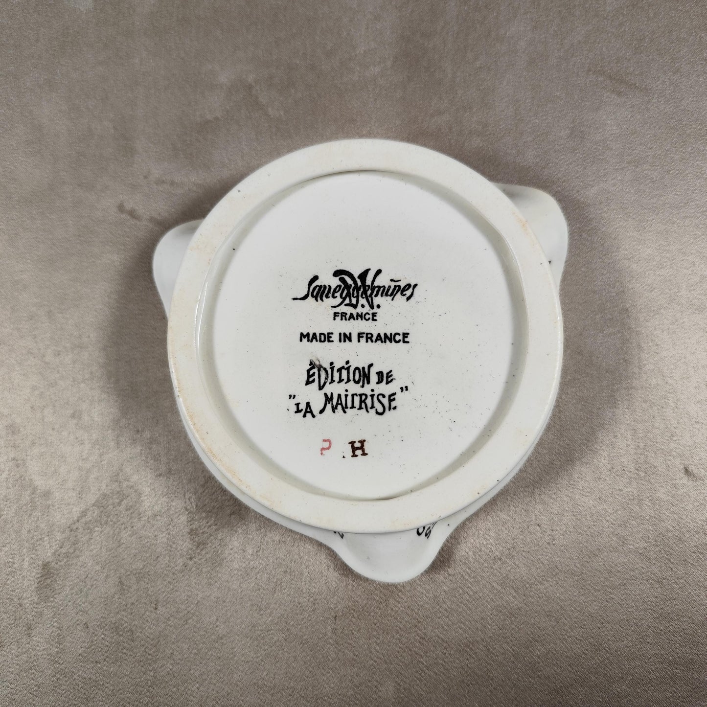 Cendrier Publicitaire Les Galeries Lafayette par Sarreguemines Made in France Vintage 1950