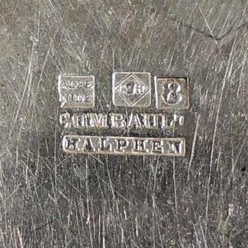 Timbale de baptême Halphen par Christofle en métal argenté Poinçon d'orfèvre Made in France Vintage 1950