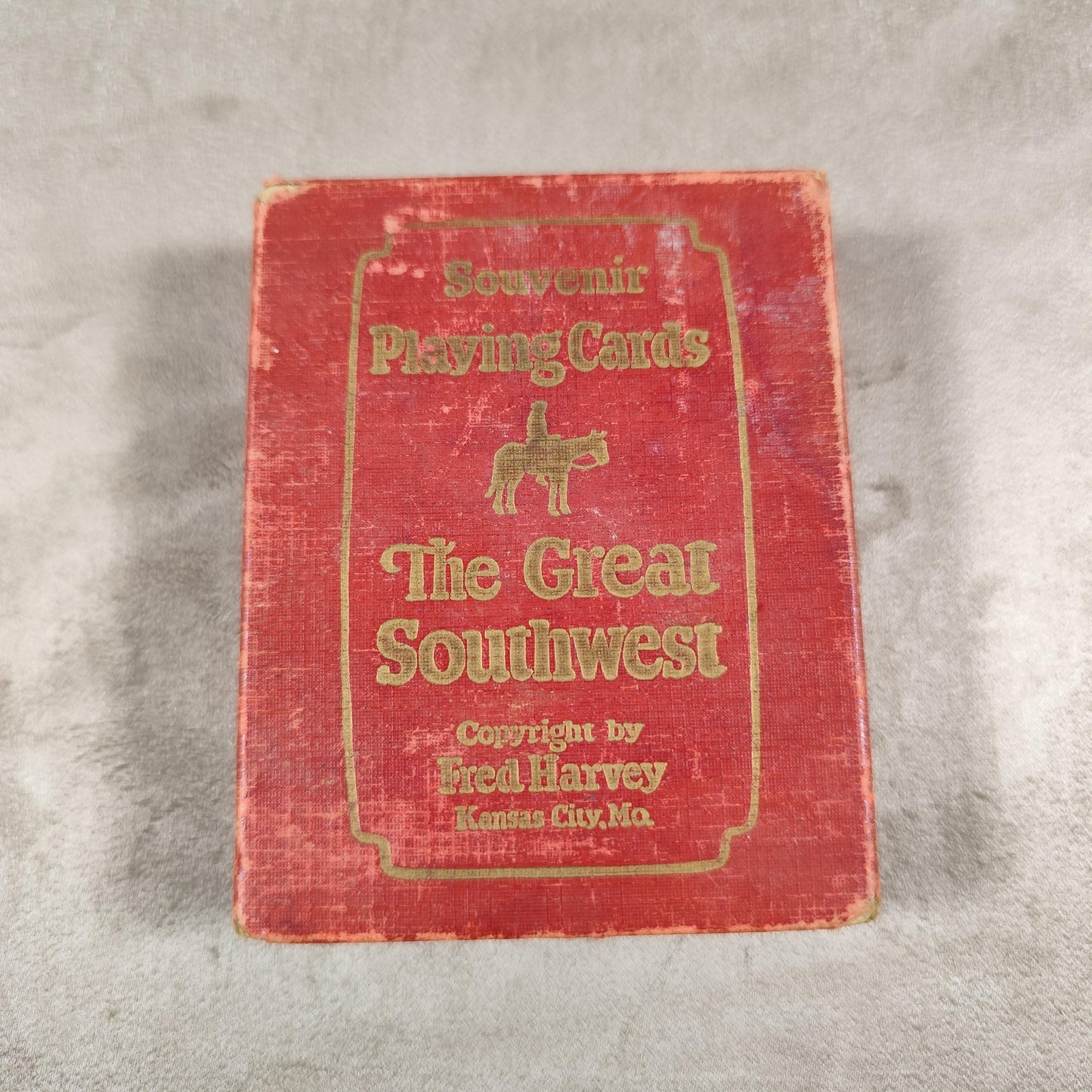 Jeu de 52 cartes Souvenir Sud Ouest des Etats Unis Made in USA Vintage 1960