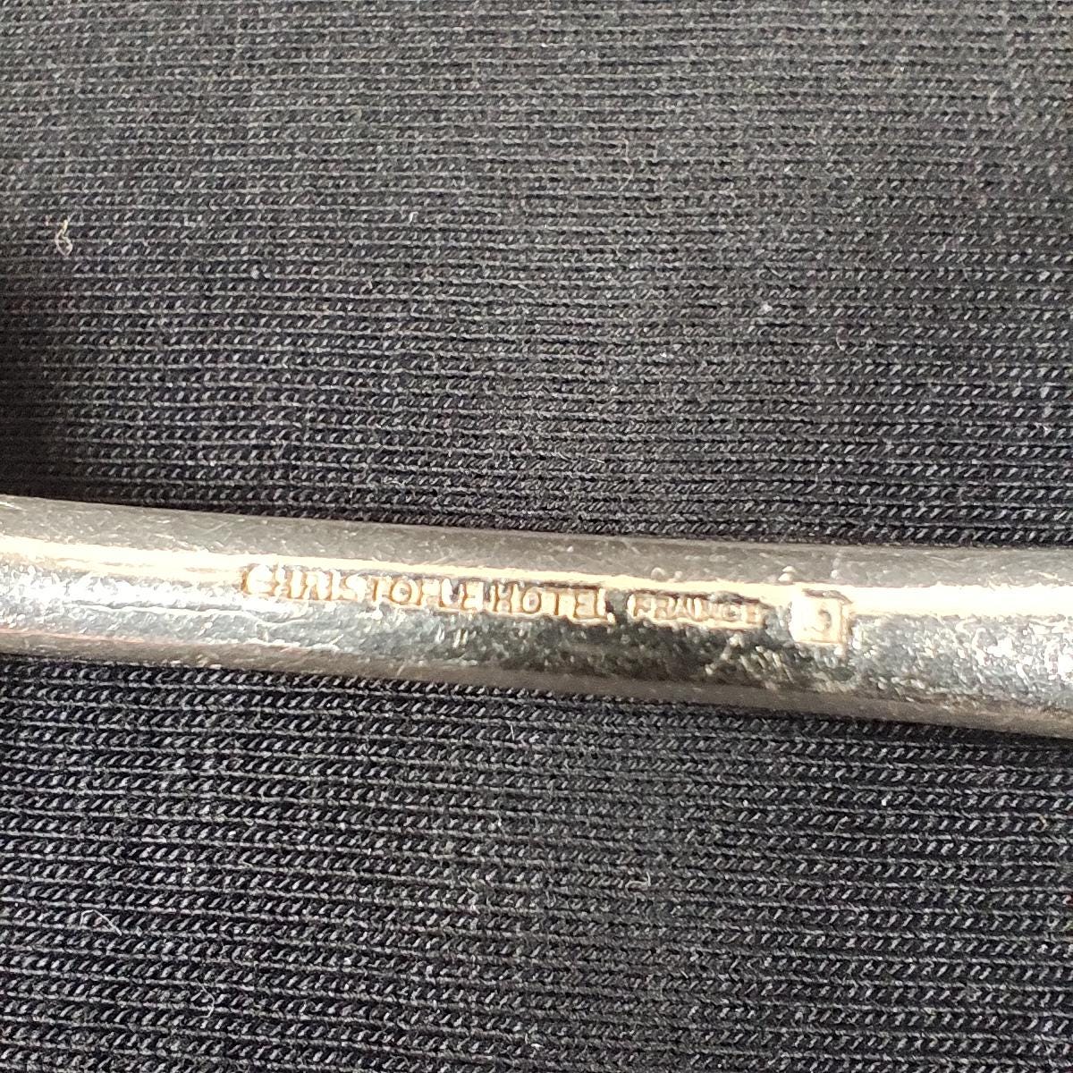 Lot de 6 fourchettes Christofle métal argenté Couverts vintage Table élégante