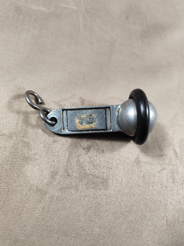 RARE Porte-clés en métal Hôtel Bristol Reims Champagne, numéro de chambre au choix, Porte-clé de comptoir vintage