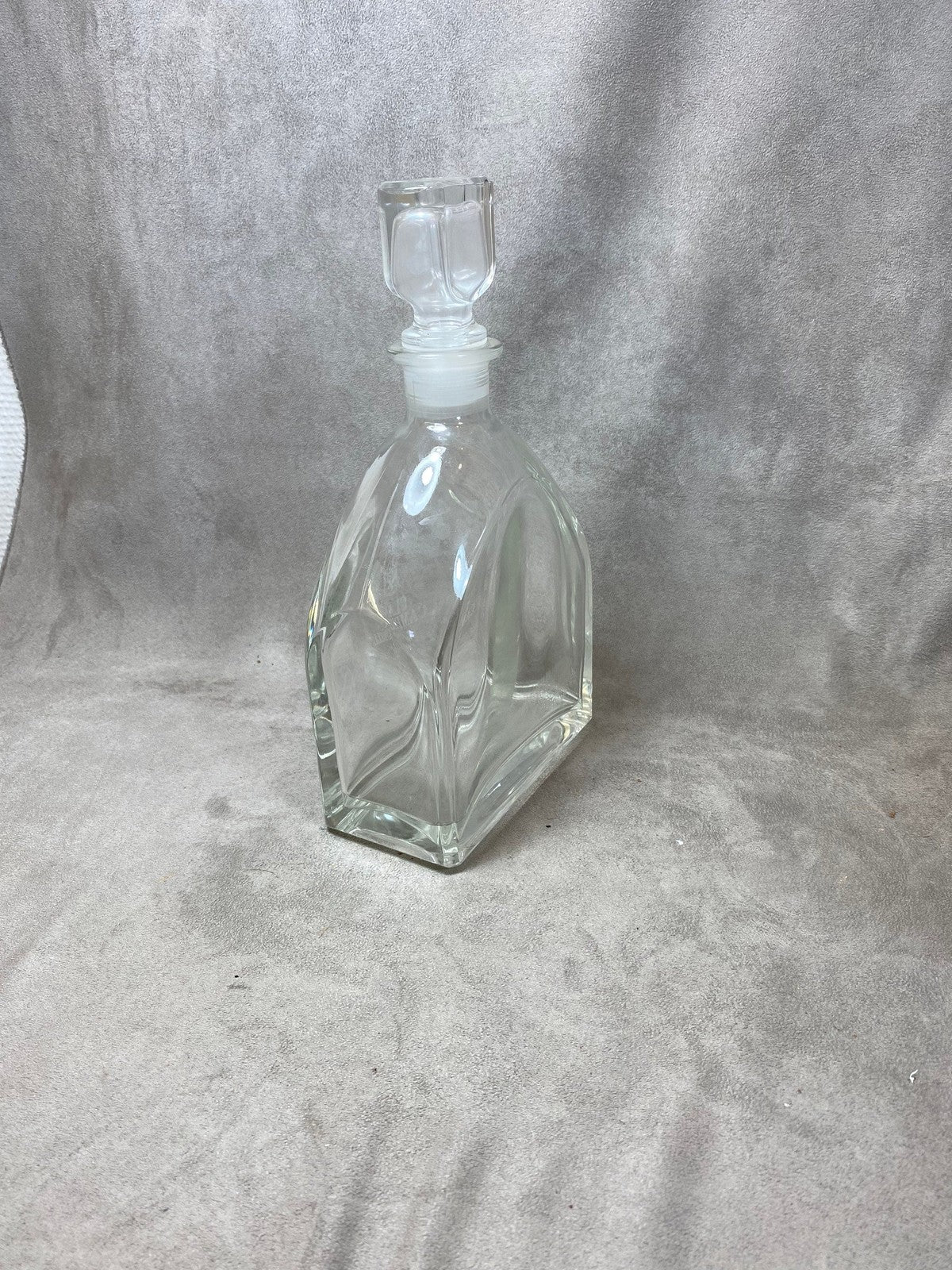 Carafe en verre whisky Clan Campbell vintage made in France