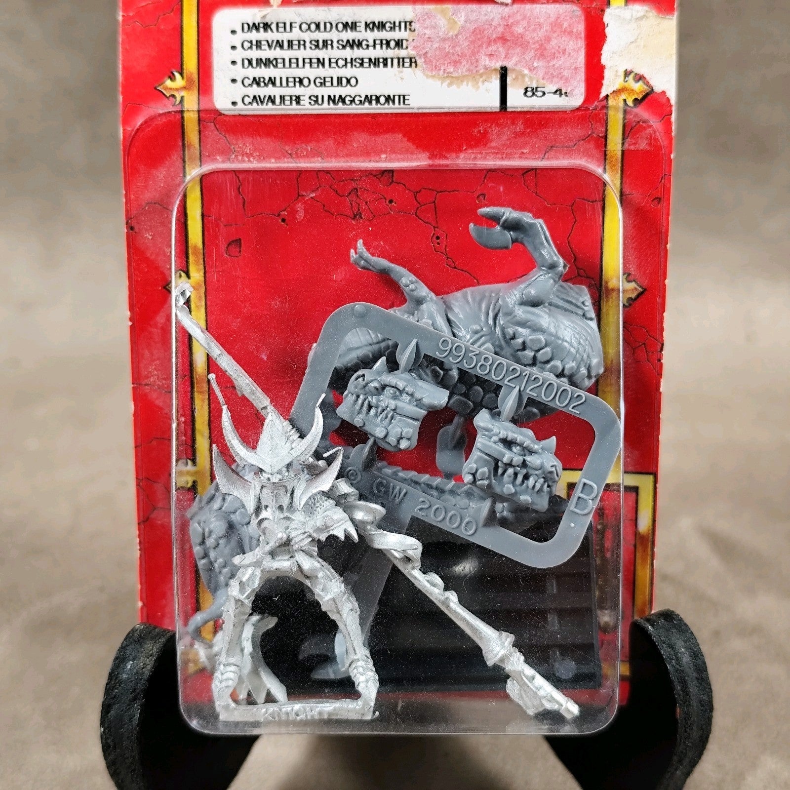 Warhammer Battle - Chevalier sur Sang-Froid - Métal - Elfe Noir - Sous Blister 