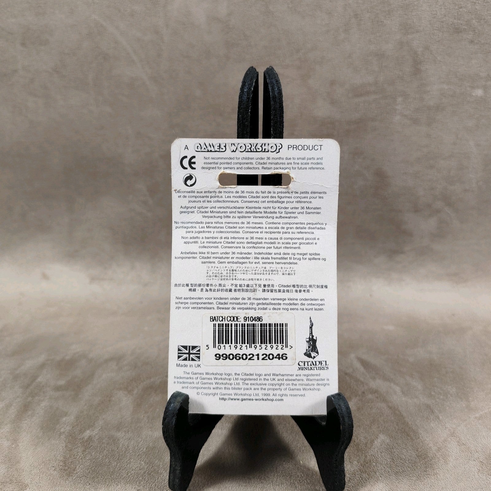 Warhammer Battle - Chevalier sur Sang-Froid - Métal - Elfe Noir - Sous Blister 