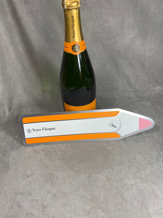 Veuve Clicquot magnet magnetic panel orange arrow Arrow Year 1990