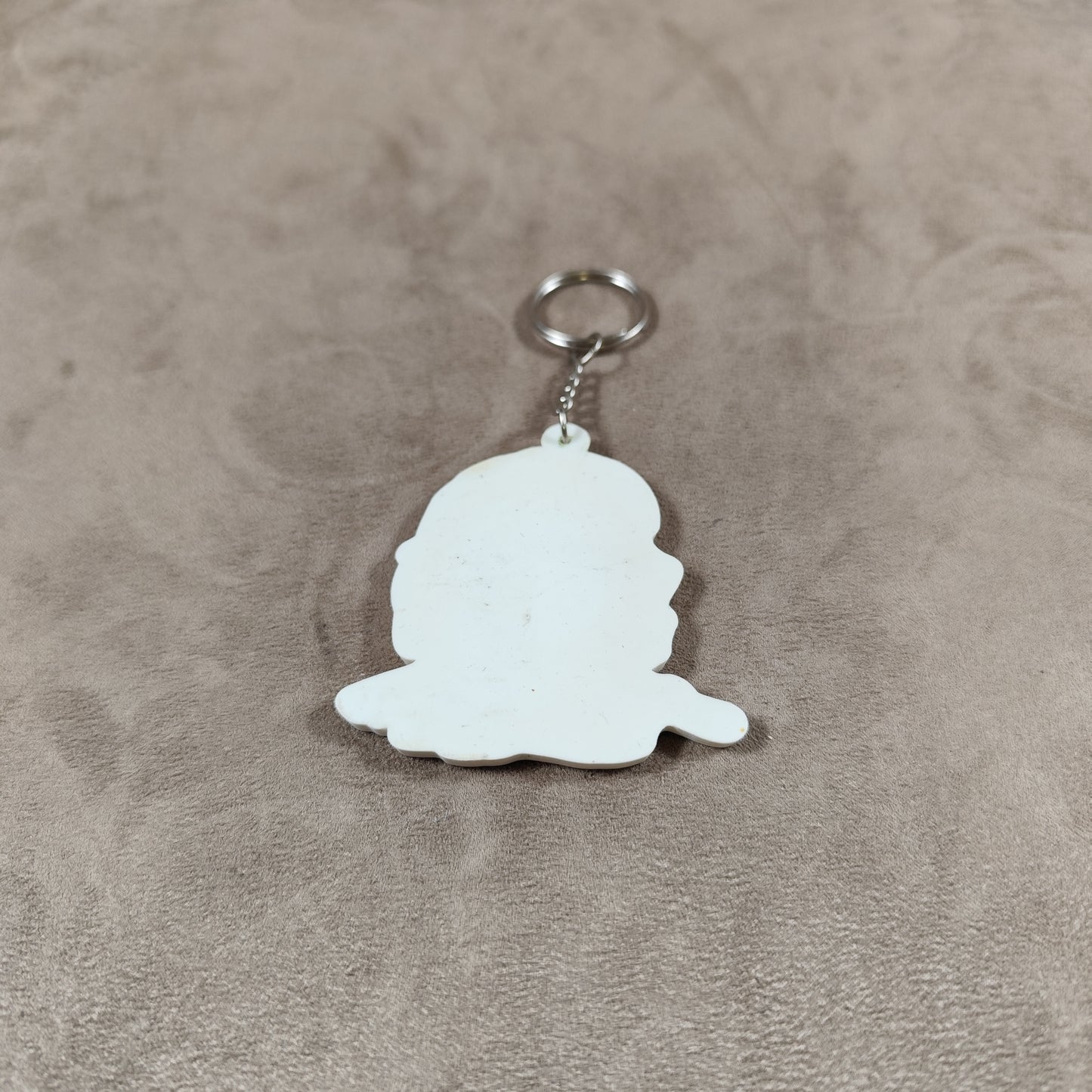 Porte clés Ernesto Che Guevara en Silicone Blanc Made in France Vintage 2000