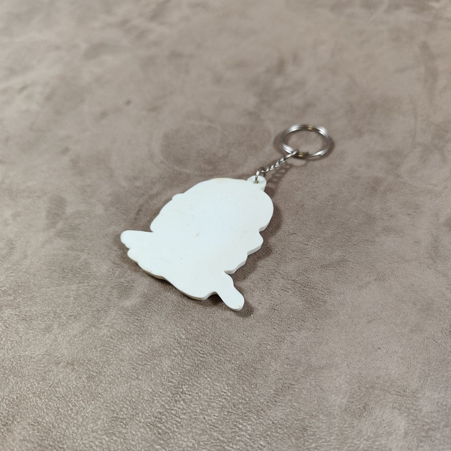 Porte clés Ernesto Che Guevara en Silicone Blanc Made in France Vintage 2000