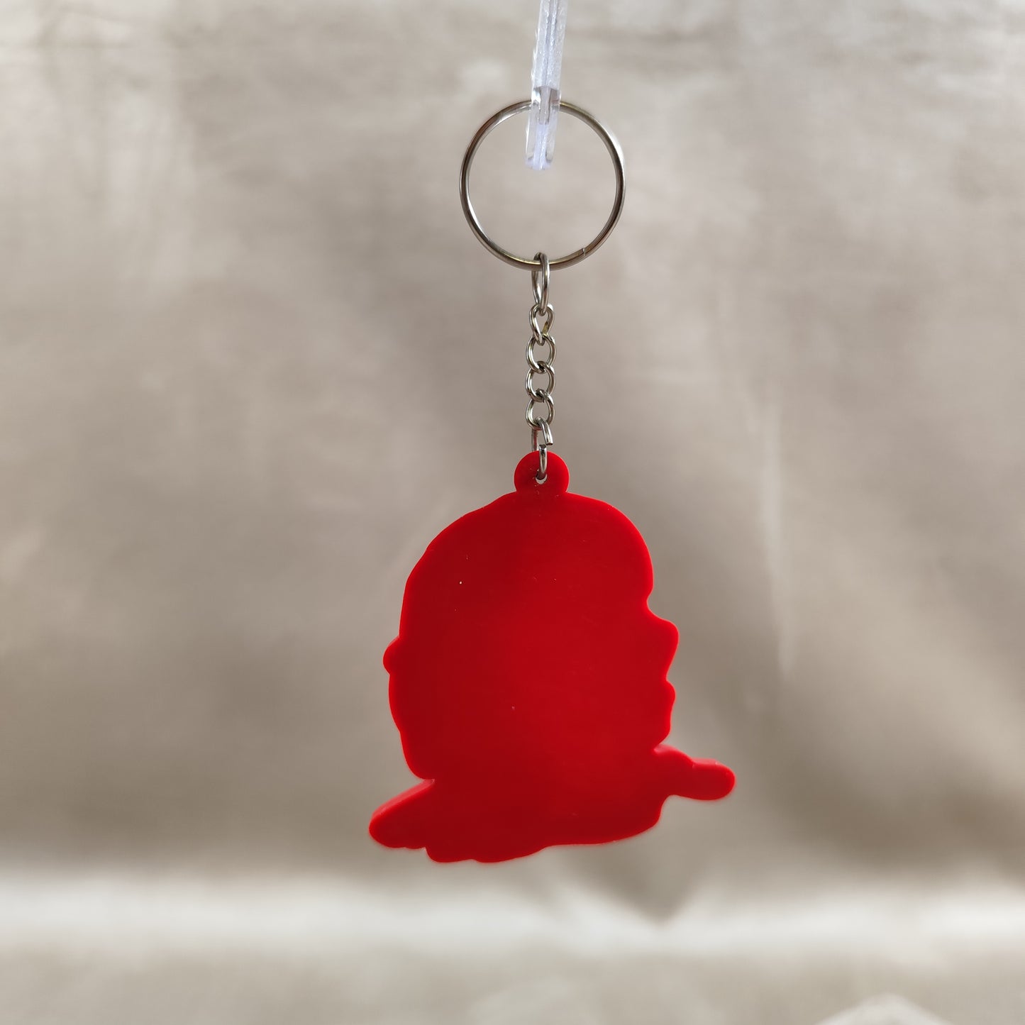 Porte clés Ernesto Che Guevara en Silicone Rouge Made in France Vintage 2000