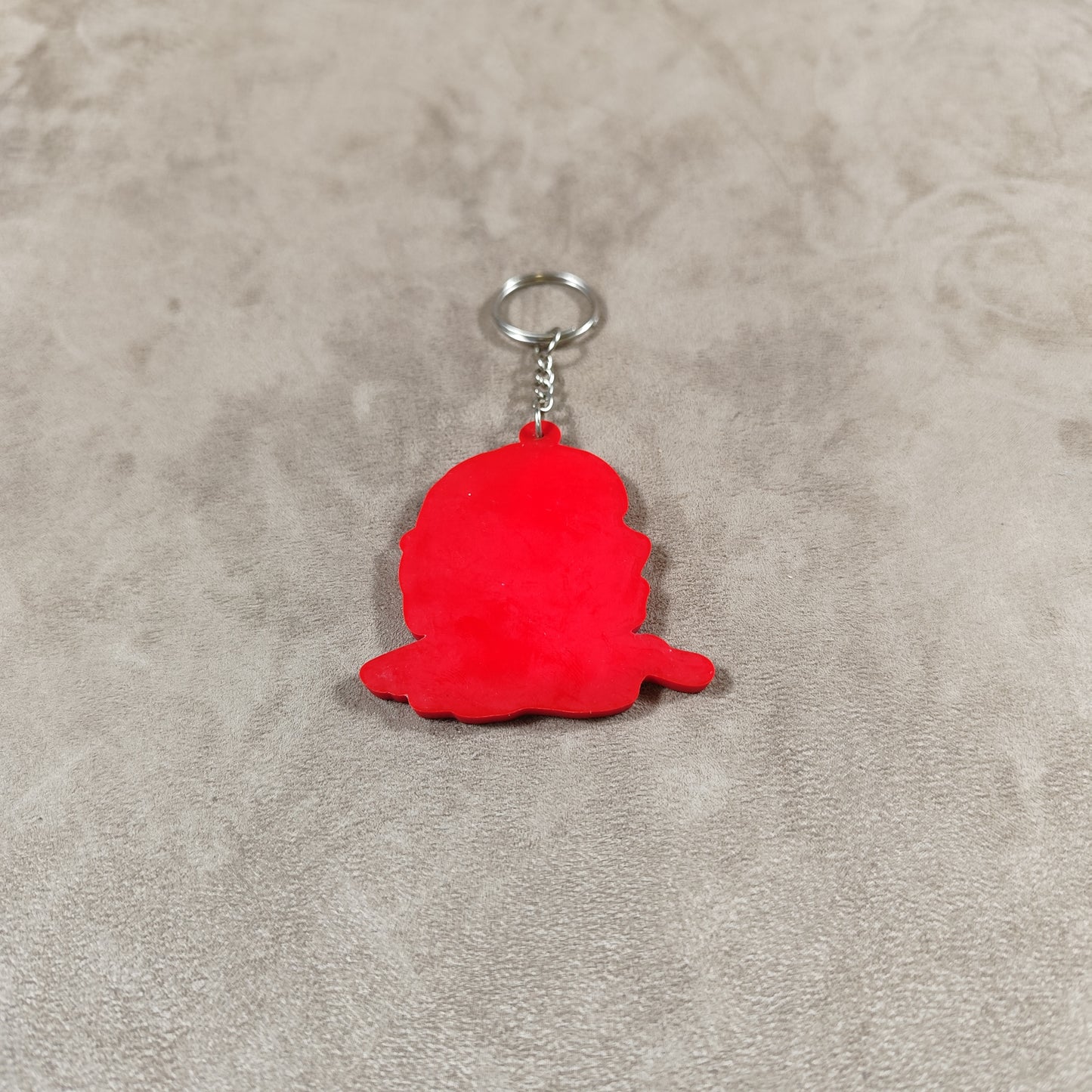 Porte clés Ernesto Che Guevara en Silicone Rouge Made in France Vintage 2000