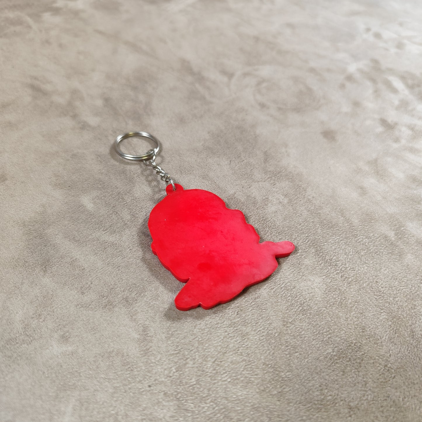 Porte clés Ernesto Che Guevara en Silicone Rouge Made in France Vintage 2000