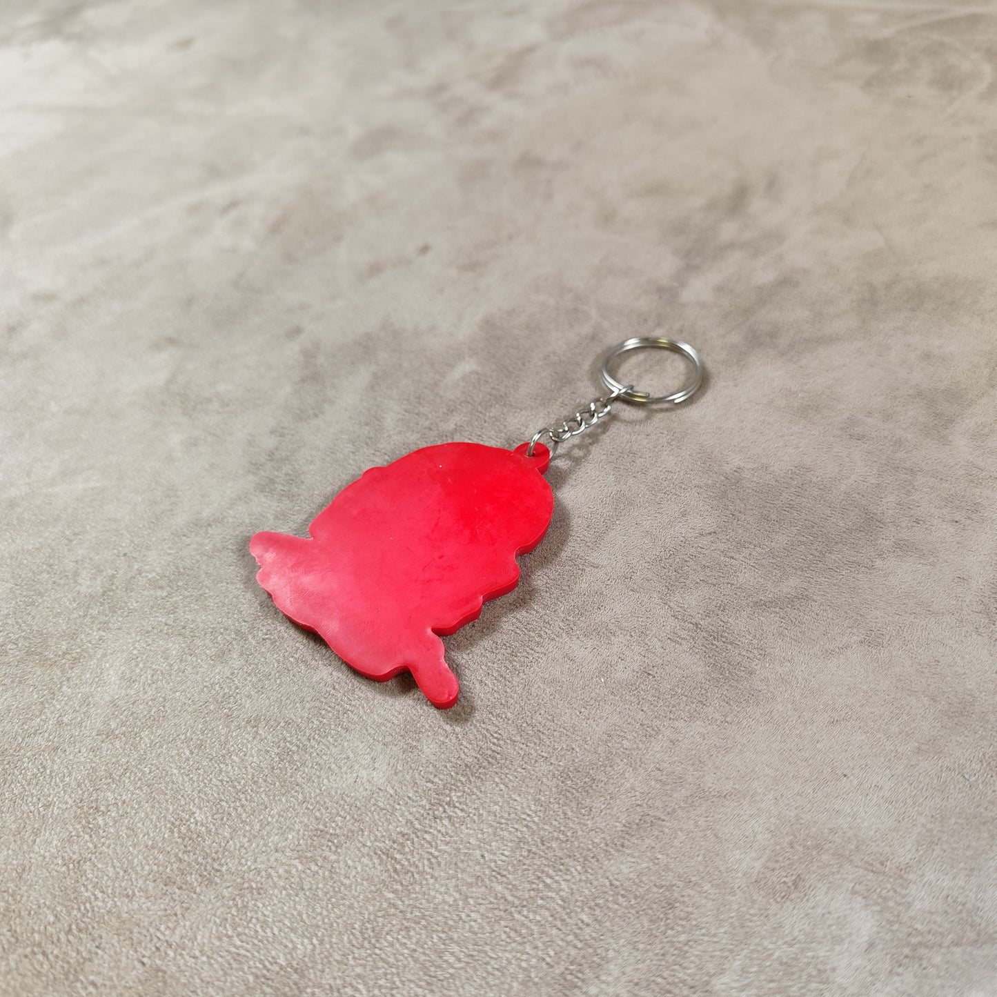 Porte clés Ernesto Che Guevara en Silicone Rouge Made in France Vintage 2000