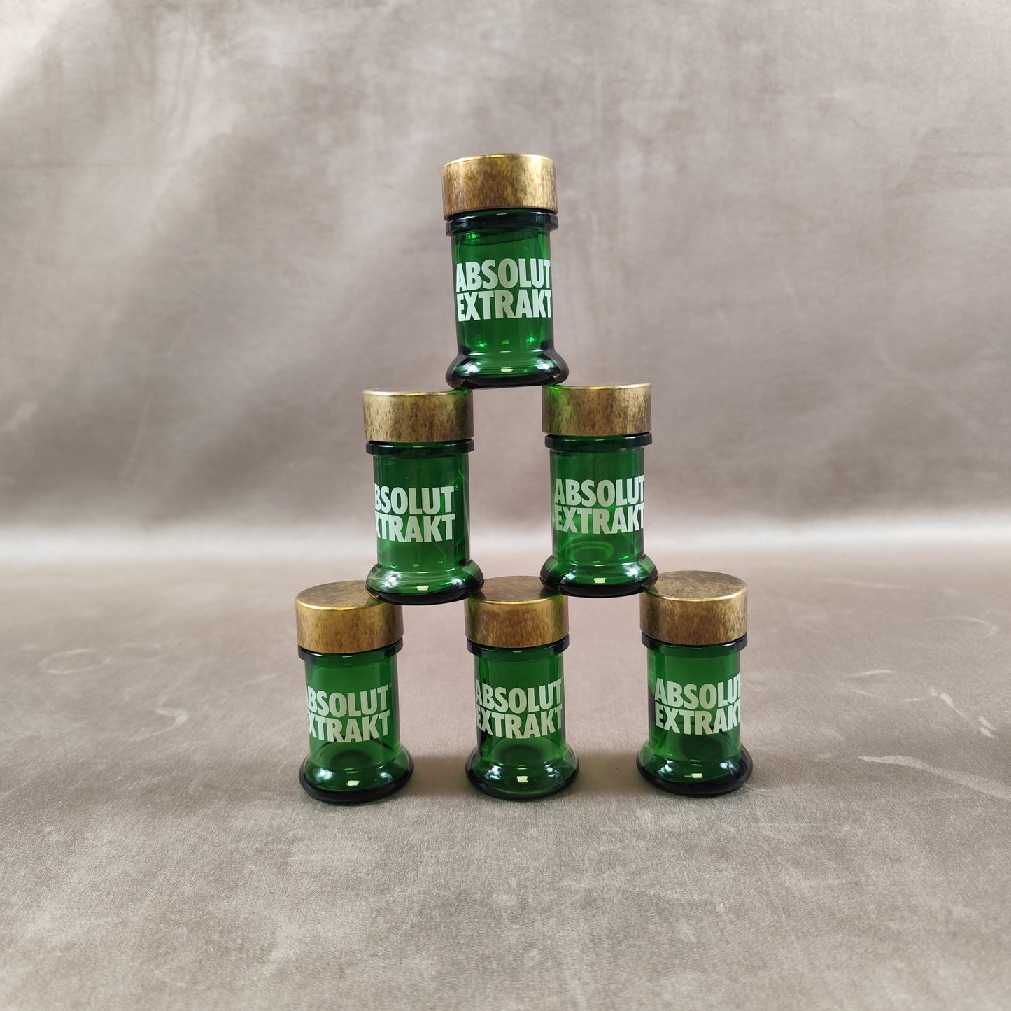 Set of 6 Absolut Extrakt Vodka Vintage Glass Spirits and Shooters