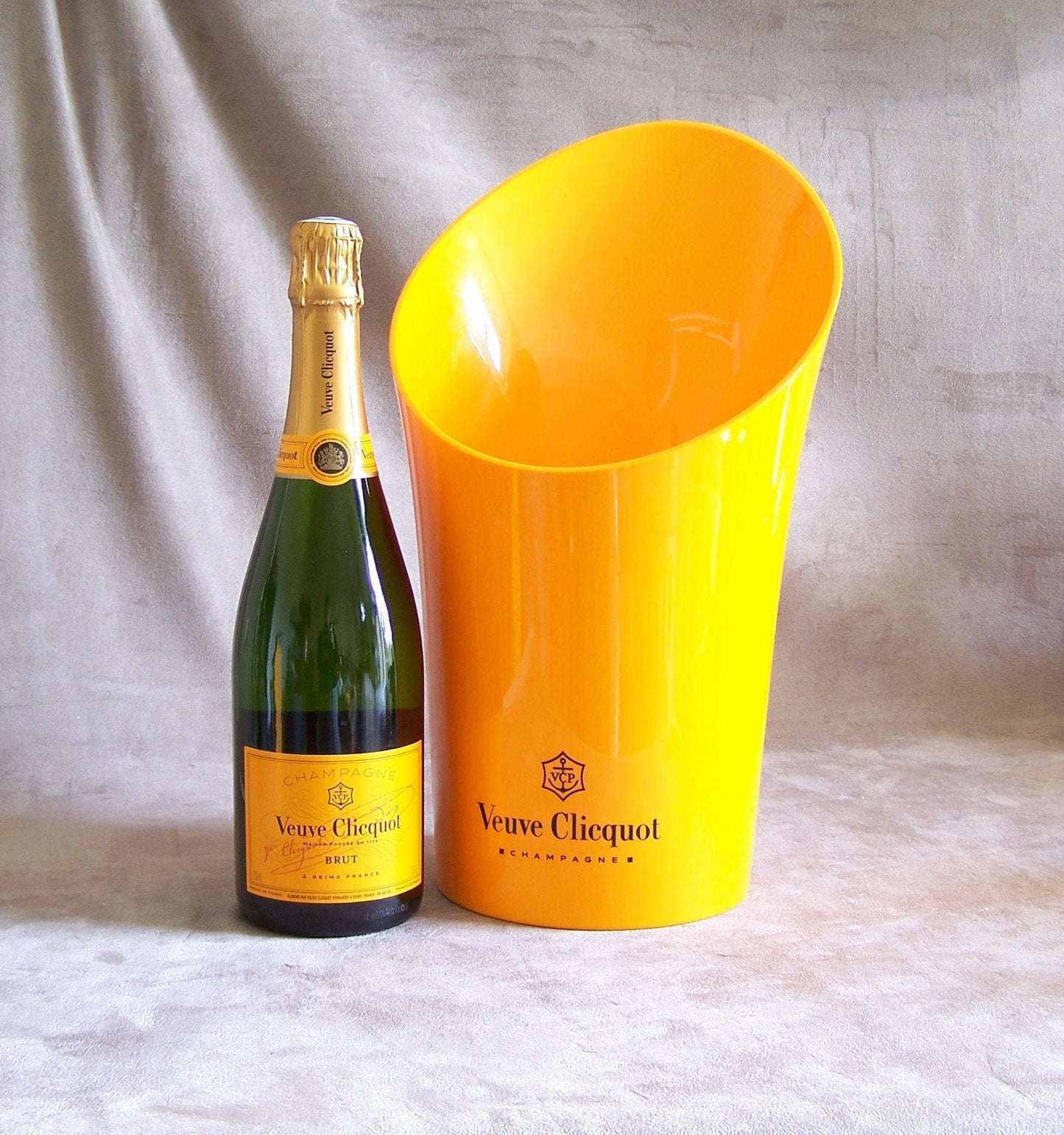 Veuve Clicquot champagne bucket for champagne bottle Veuve Clicquot bucket, French Champagne, Champagne Gift Made in France