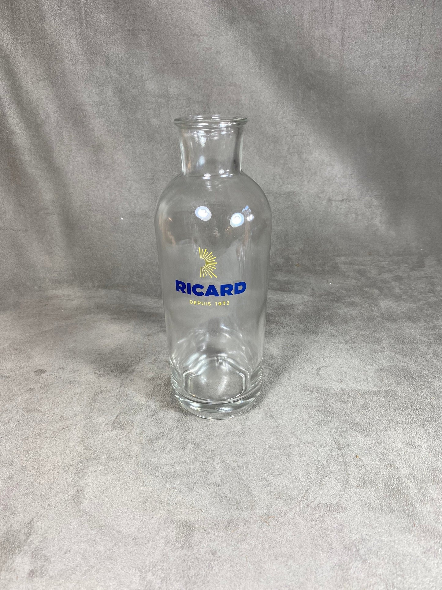 Vintage glass Ricard carafe from the 1990s