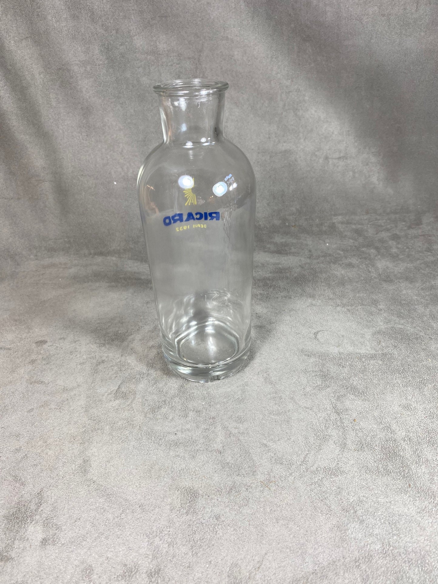 Vintage glass Ricard carafe from the 1990s