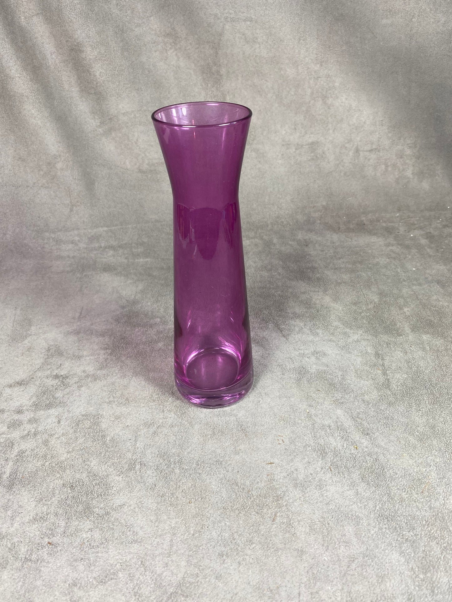 Vase en verre violet Champagne Laurent-Perrier Made in france