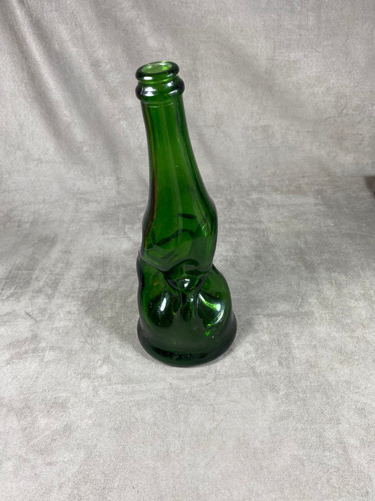 Oeuvre artisanale de bouteille de champagne froissée Made in France a Reims Vintage
