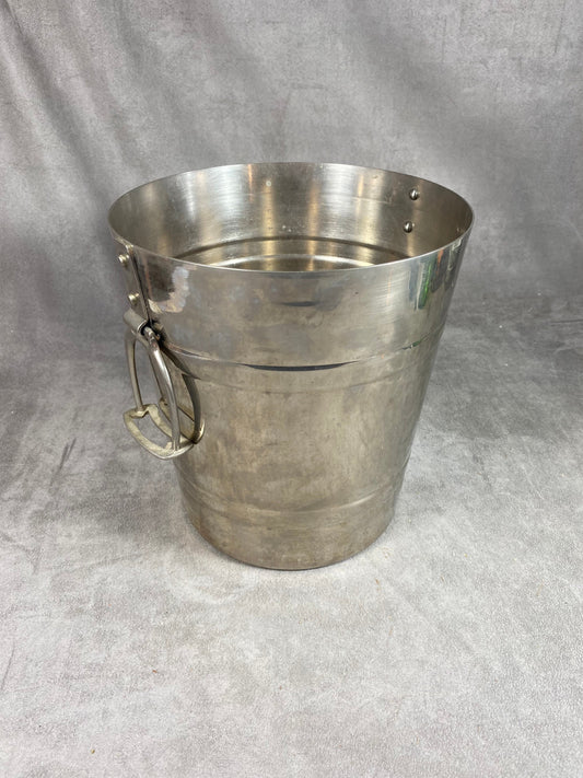 RARE Perrier-Jouët Mellerio Aluminum Champagne Bucket for Perrier-Jouët 1940s