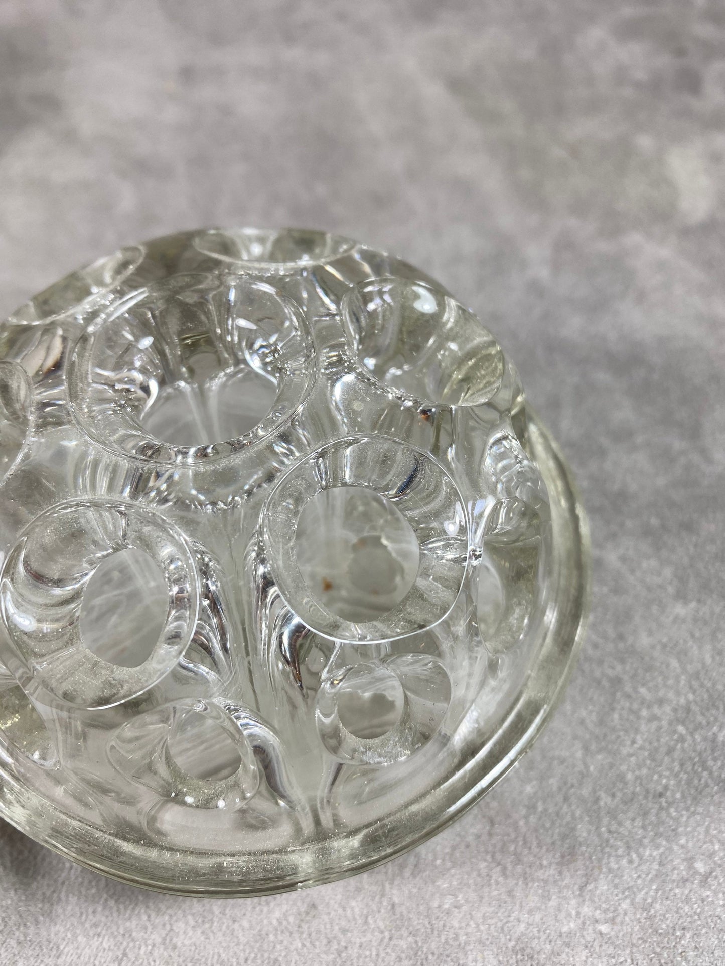 Vintage glass 19-hole flower picker Made in France