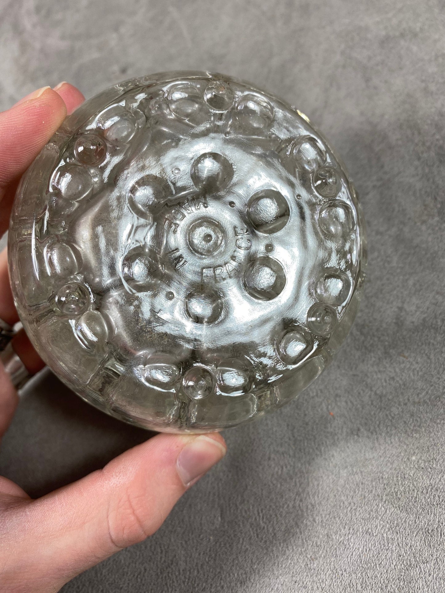 Vintage glass 19-hole flower picker Made in France