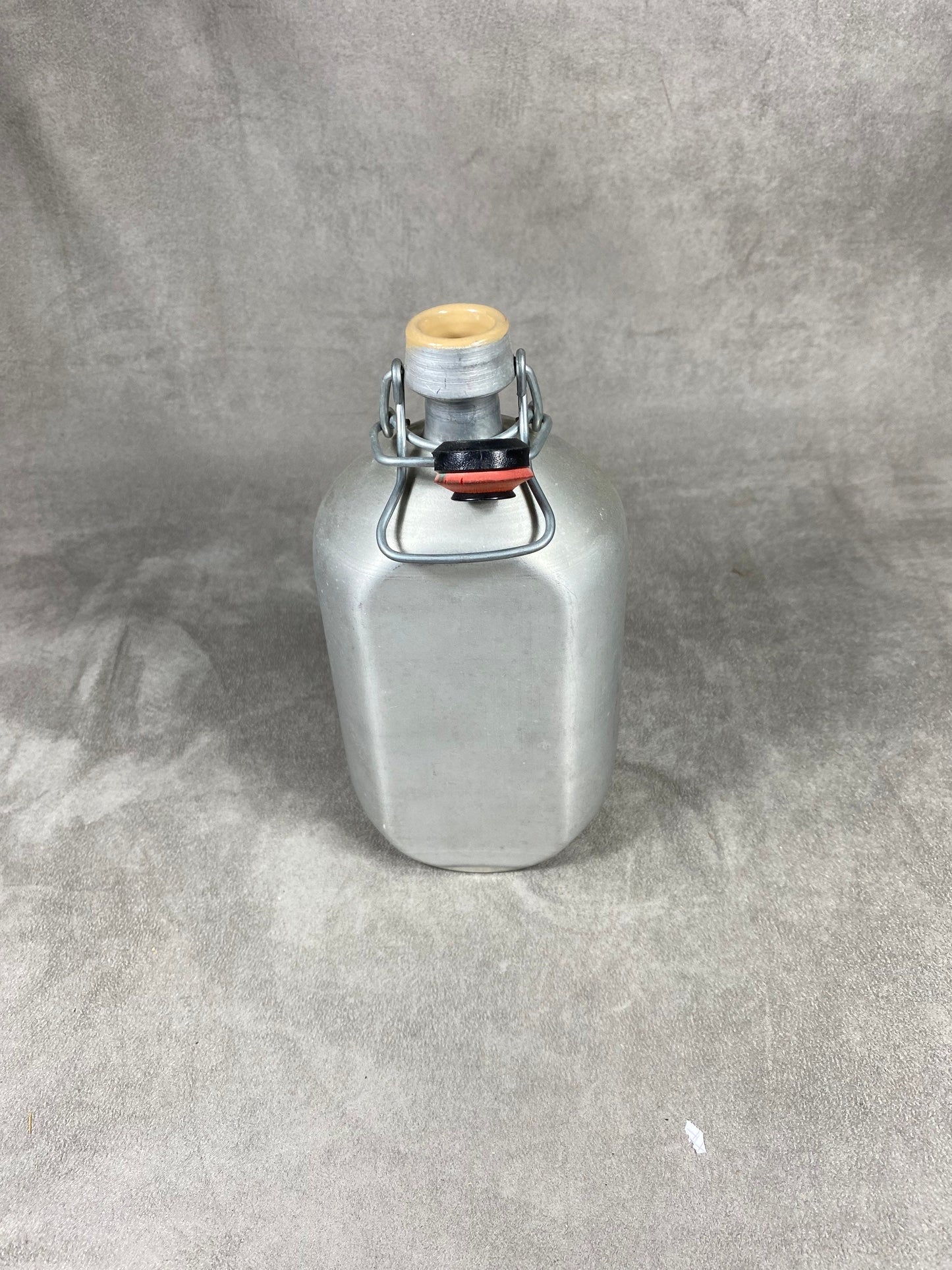 ROC France bottle with black mechanical cap aluminum bottle Made in France 1960