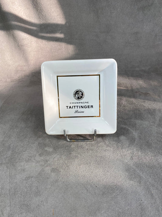 Taittinger Keramik Aschenbecher Vintage Taittinger Champagner Made in France