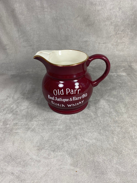 Vintage Bordeaux Ceramic Old Parr Carafe | Made in England | 1970s
