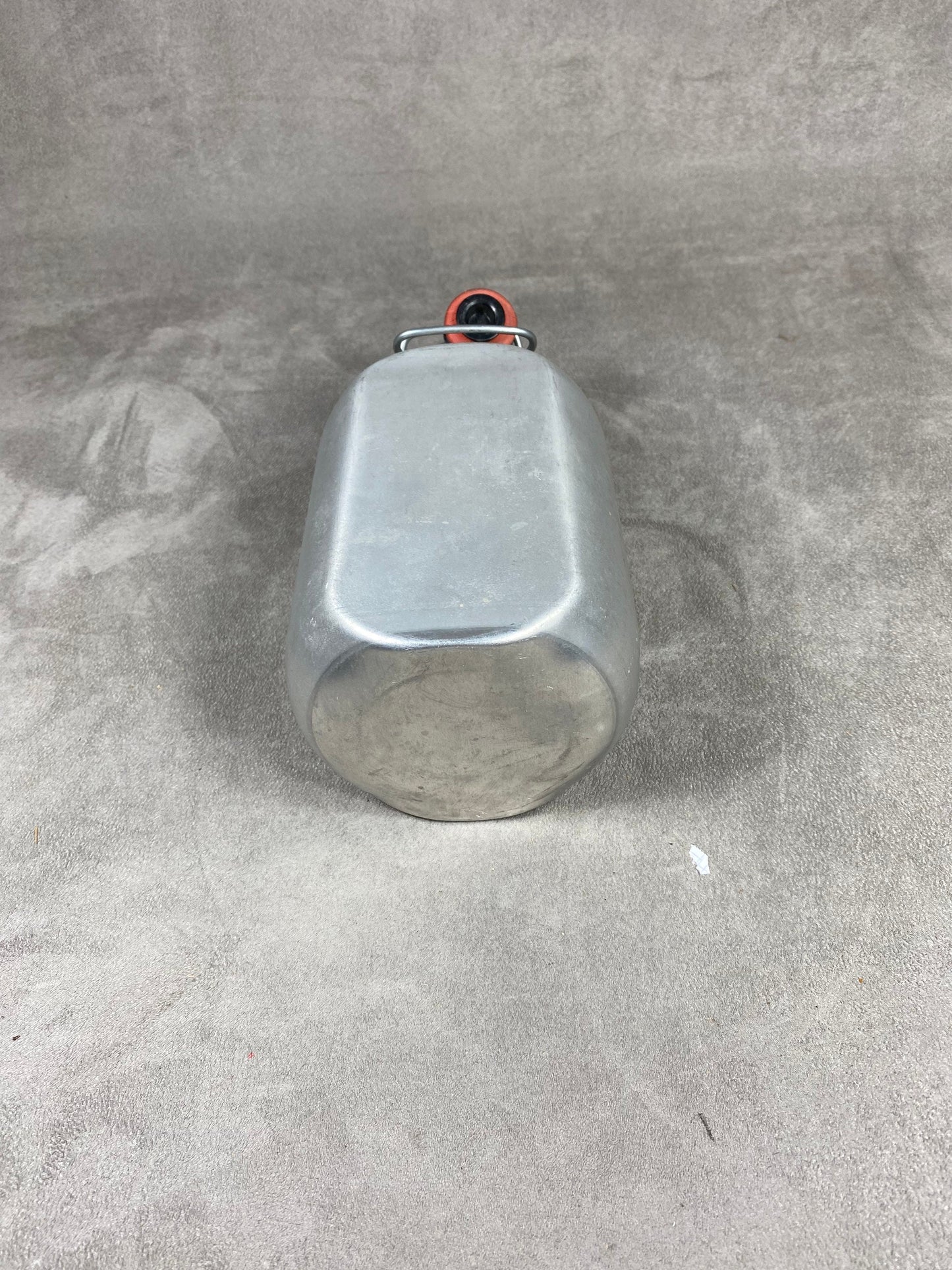 ROC France bottle with black mechanical cap aluminum bottle Made in France 1960