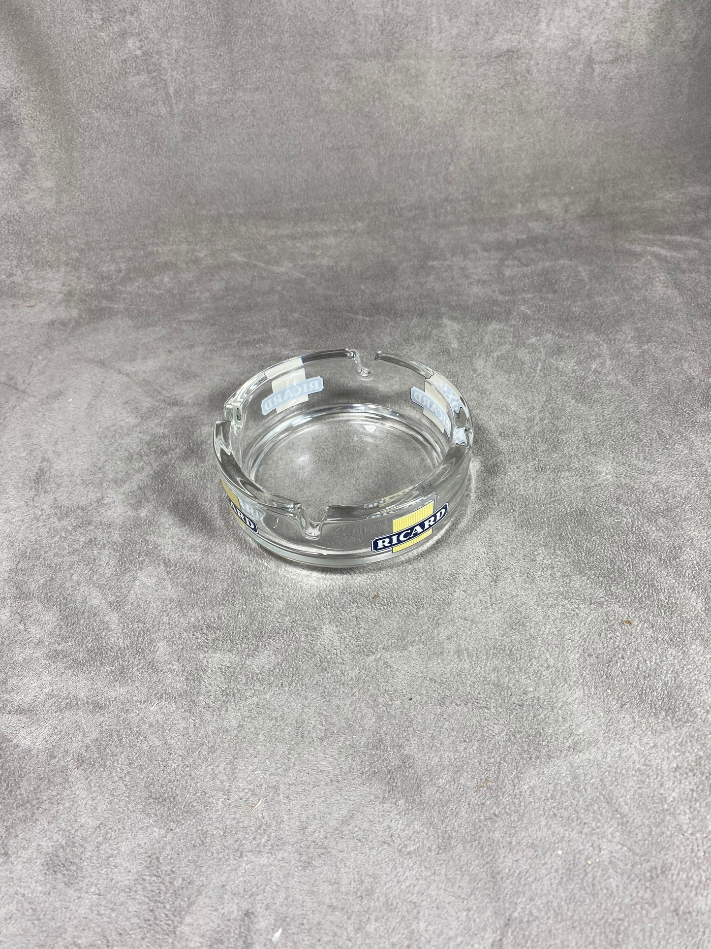 Ricard bar ashtray vintage glass advertising ashtray Vintage 1960