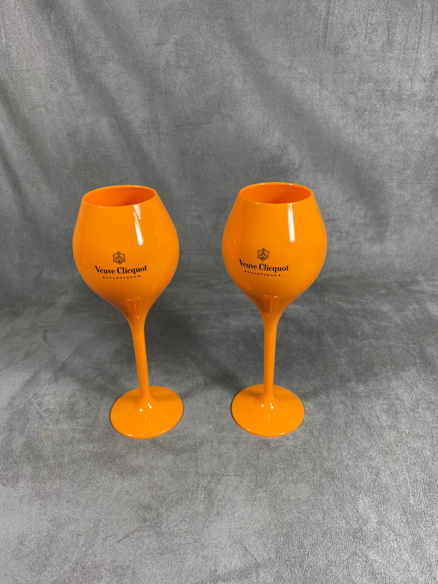 Lot de 2 Flûte en plexiglass Veuve Clicquot Ponsardin vintage