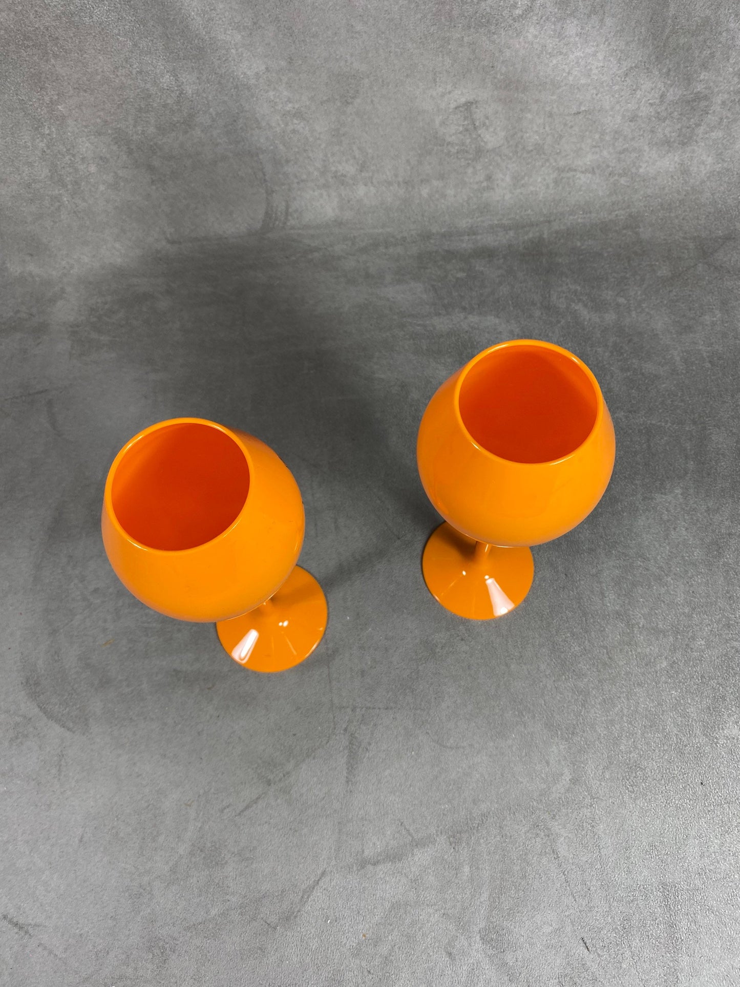 Lot de  2 Flûte en plexiglass Veuve Clicquot Ponsardin vintage