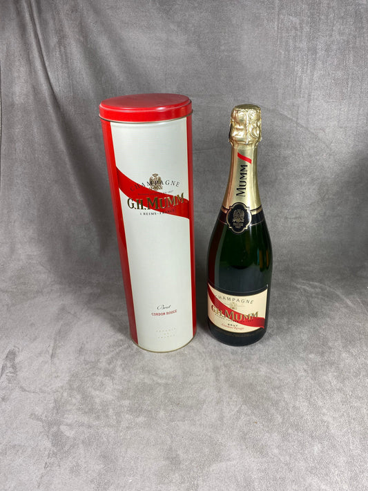 Mumm Cordon Rouge Vintage Champagne Box Made in France