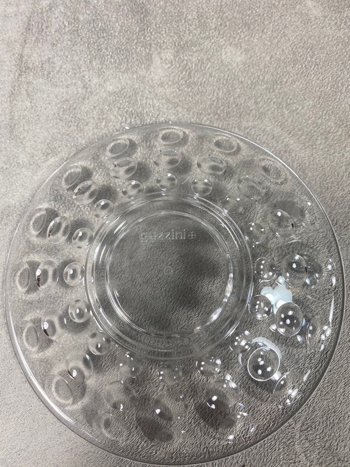 Guzzini Vintage transparent plastic mug designer Pio &amp; Tito Toso Year 1990