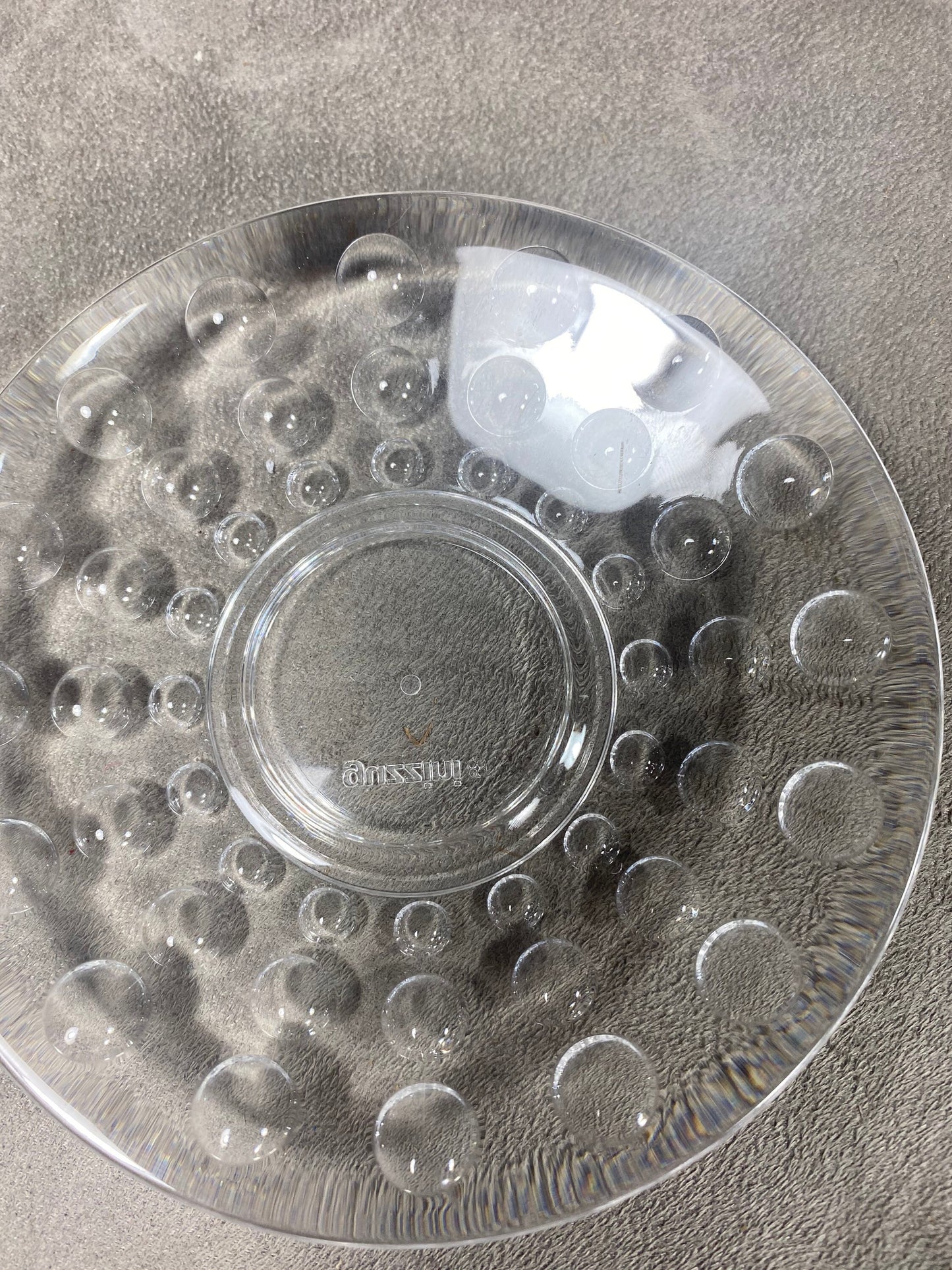 Guzzini Vintage transparent plastic mug designer Pio &amp; Tito Toso Year 1990