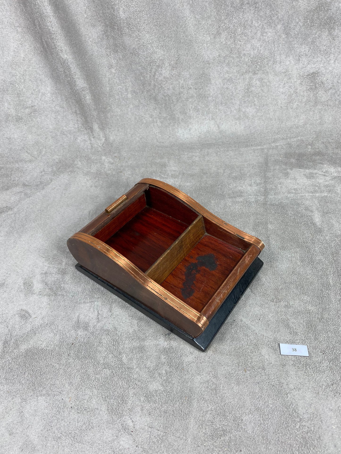 Vintage wooden cigarette box dispenser Made in France