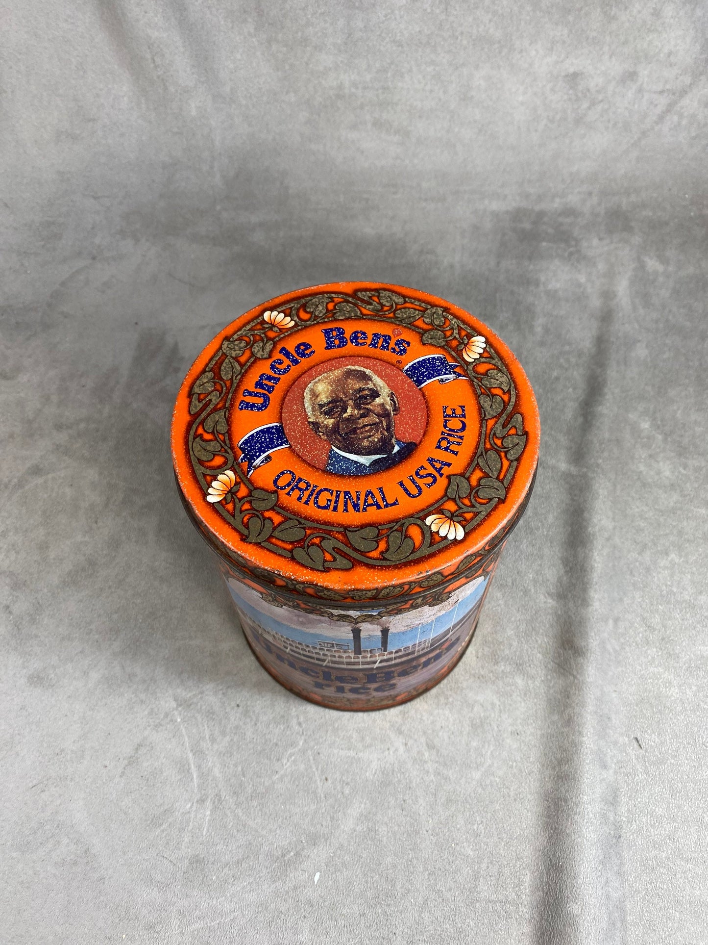 Boite vintage en tôle Uncle Bens, Made in France, Vintage 1970