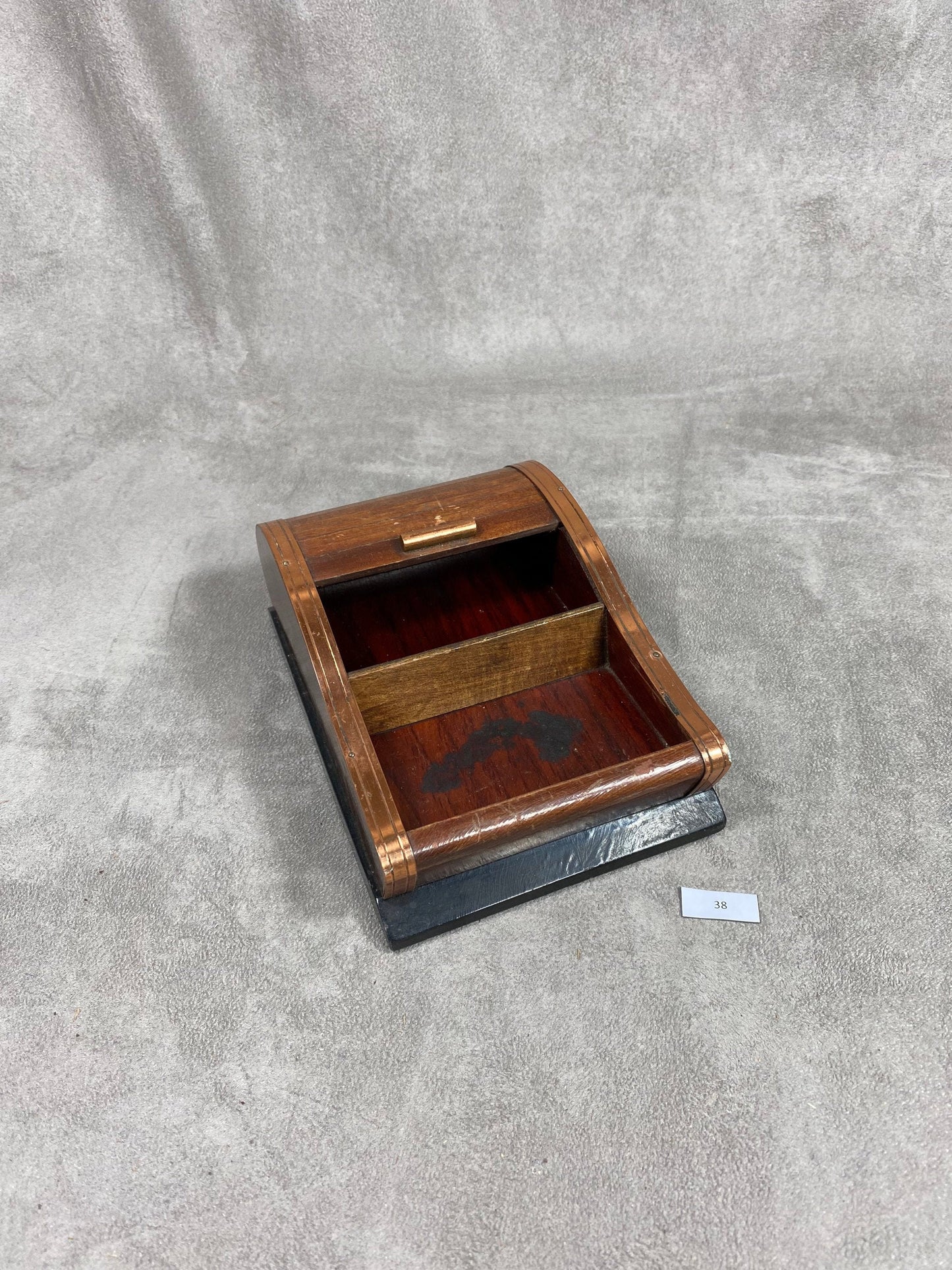 Vintage wooden cigarette box dispenser Made in France